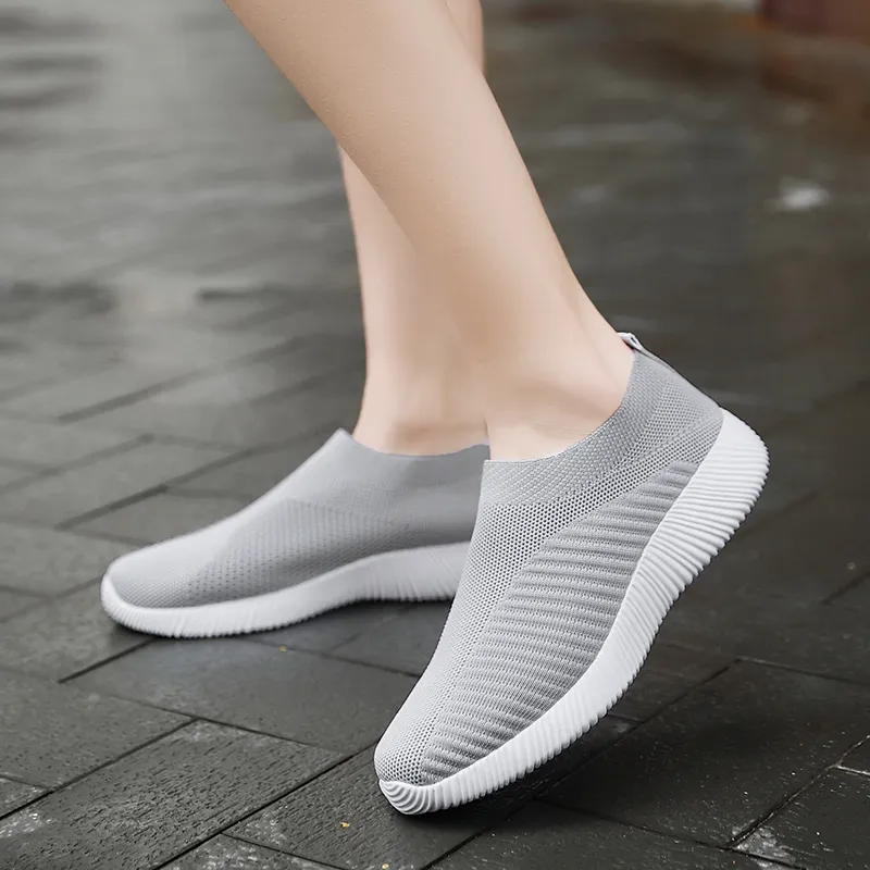 No Strings Attached | Knit Slip-On Sneakers - Image 3