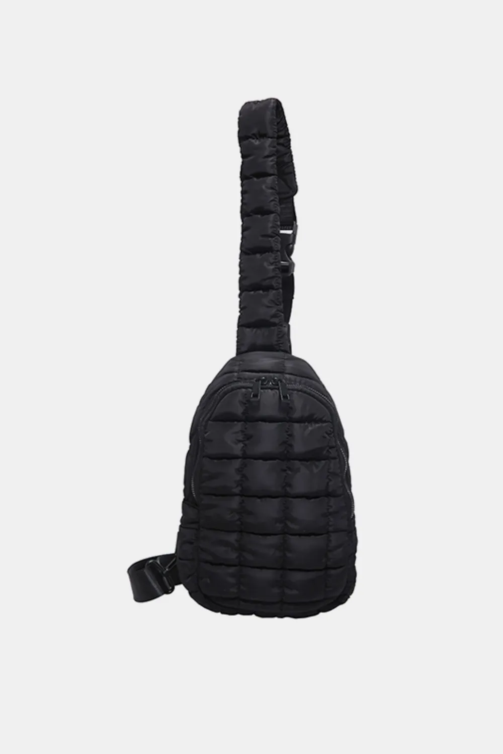 Quilted Nylon Crossbody Bag - Image 7