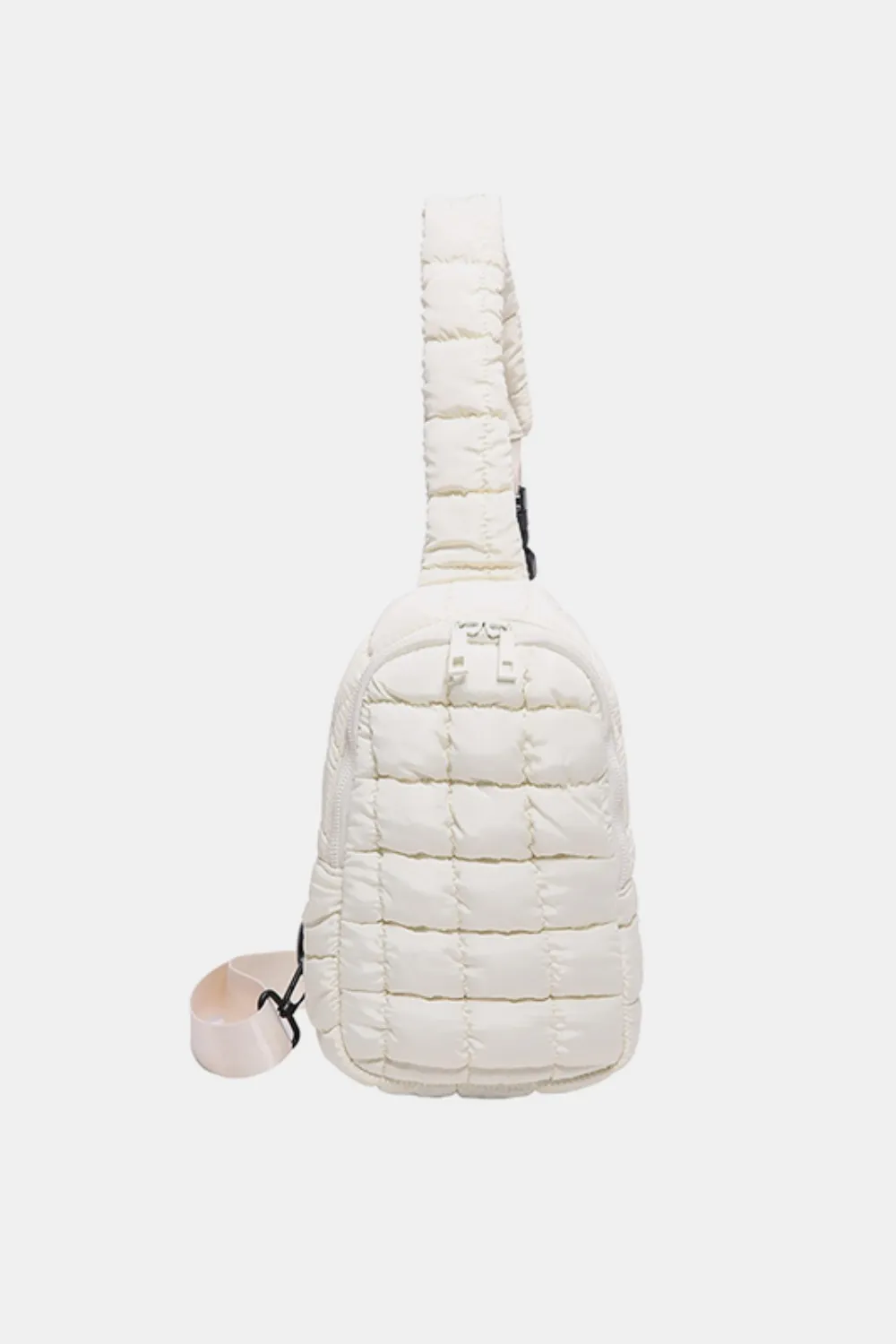 Quilted Nylon Crossbody Bag - Image 6